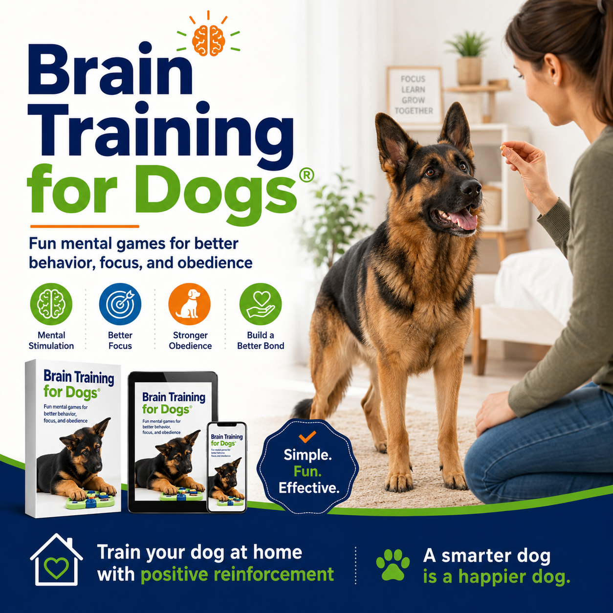 Train Your Dog at Home: Fun Brain Games to Improve Obedience, Focus & Behavior thumbnail 10